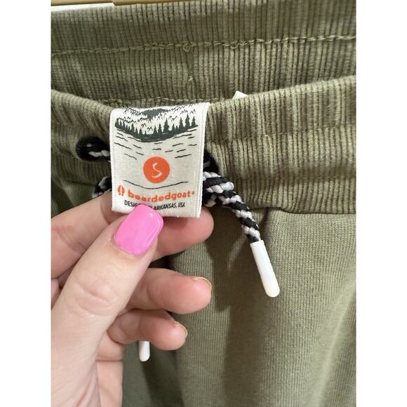 Bearded goat overnight sweatpants, olive green joggers women’s size small - Picture 3 of 6